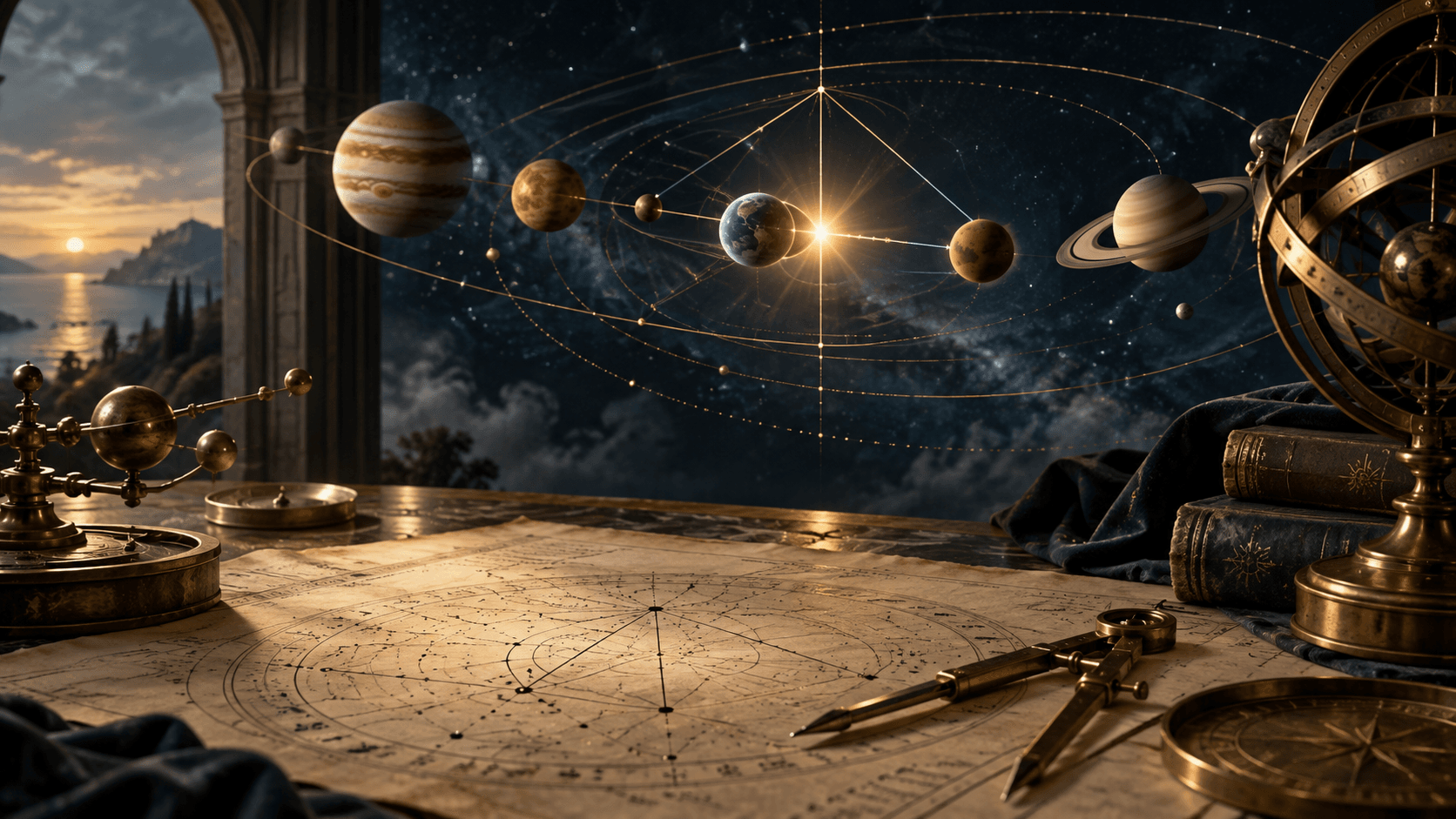 Ilustracja do hasła „Czym są tranzyty planetarne i jak się je oblicza?”