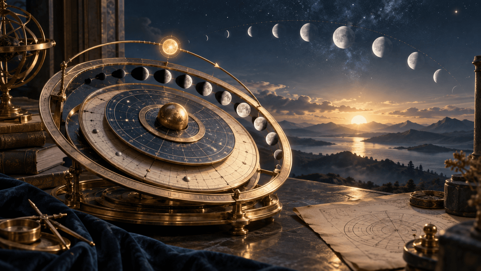 Ilustracja do hasła „Progresywny cykl lunarny”